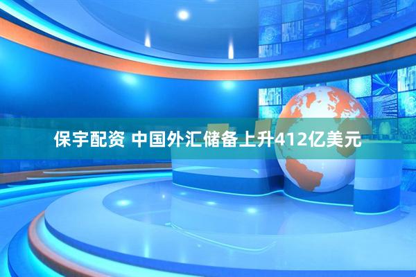 保宇配资 中国外汇储备上升412亿美元