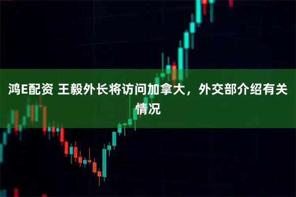 鸿E配资 王毅外长将访问加拿大，外交部介绍有关情况